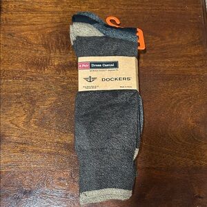 Men’s 3 pack Dress Casual Dockers socks size 6-12 NWT